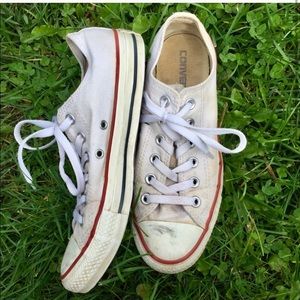 White Chuck Taylors converse